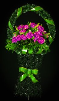 Большая корзина цветов