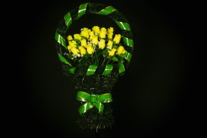 Средняя корзина цветов