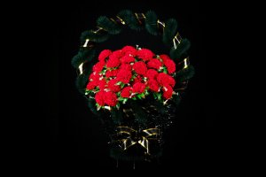 Средняя корзина цветов