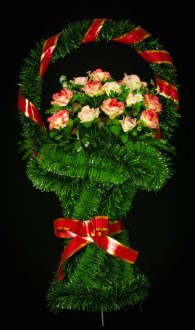 Большая корзина цветов