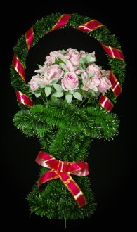 Большая корзина цветов