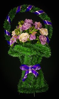 Большая корзина цветов