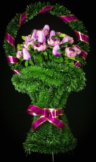 Большая корзина цветов