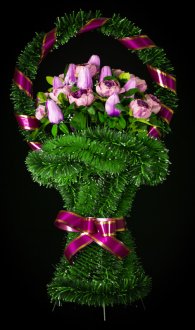 Большая корзина цветов