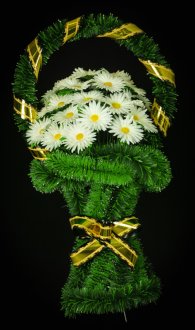 Большая корзина цветов